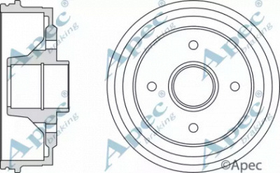 APEC BRAKING drm9115 -  Тормозной барабан